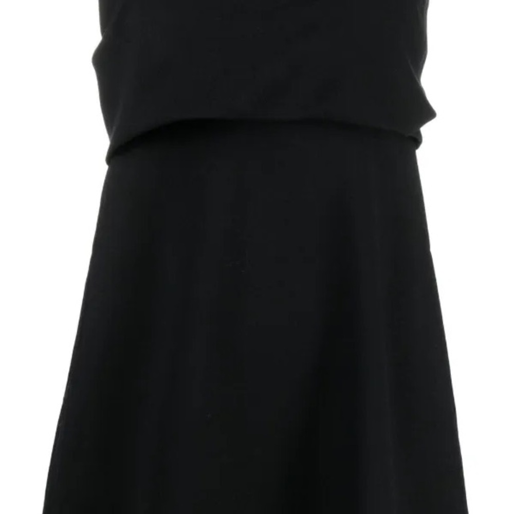 Toteme draped crepe strapless top